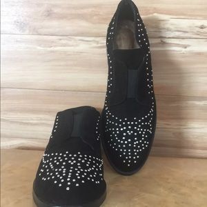 Fiorentini Artigiana Suede Studed Oxford Flat 37